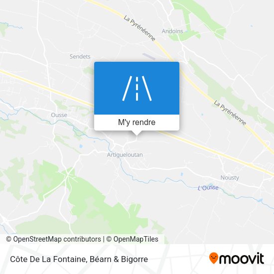 Côte De La Fontaine plan