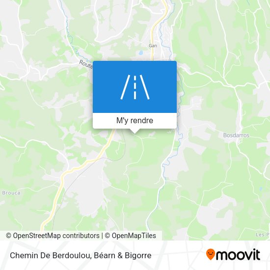 Chemin De Berdoulou plan