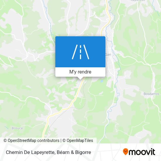Chemin De Lapeyrette plan