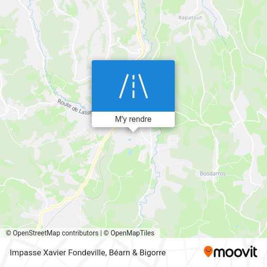 Impasse Xavier Fondeville plan