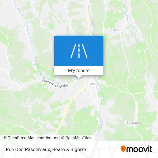 Rue Des Passereaux plan