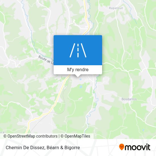 Chemin De Dissez plan
