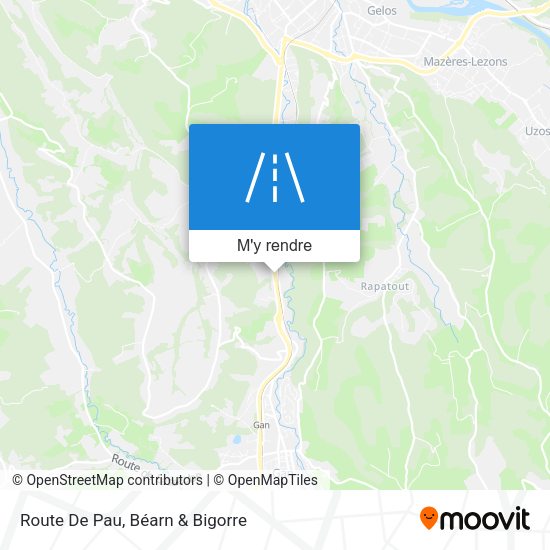 Route De Pau plan