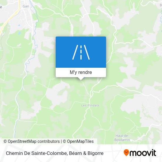 Chemin De Sainte-Colombe plan