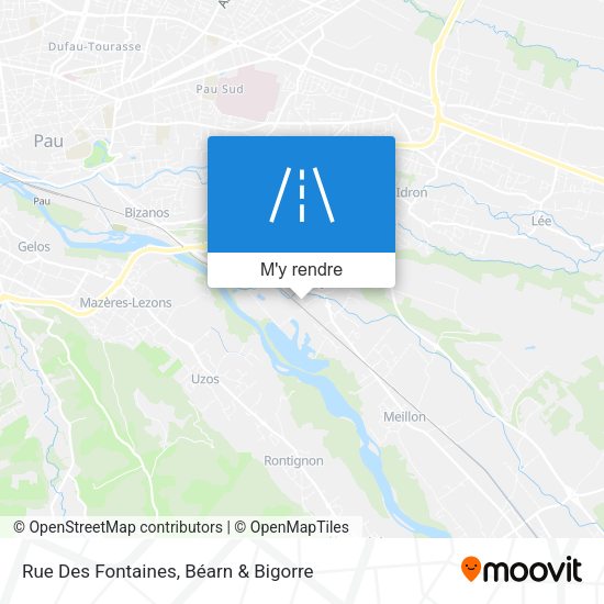 Rue Des Fontaines plan