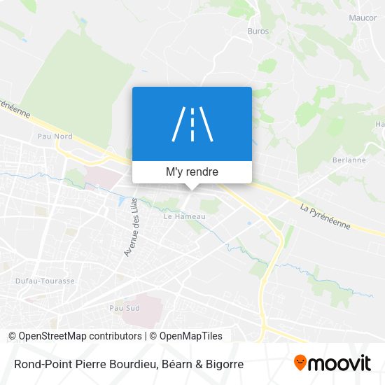 Rond-Point Pierre Bourdieu plan