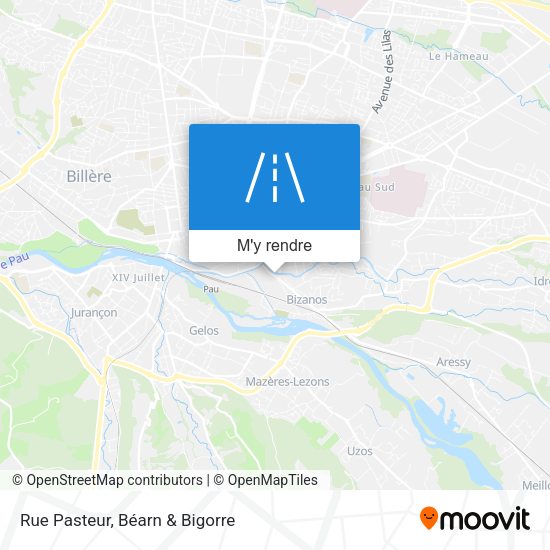 Rue Pasteur plan