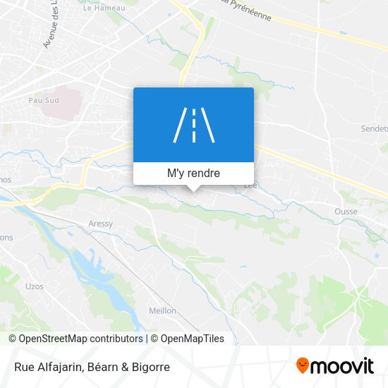 Rue Alfajarin plan