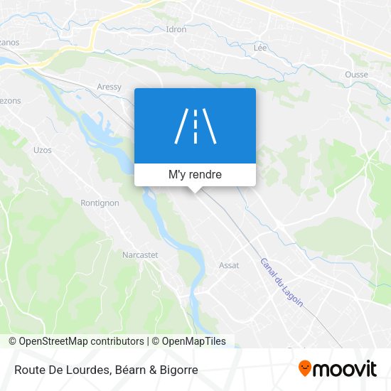 Route De Lourdes plan