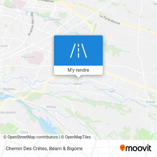 Chemin Des Crêtes plan
