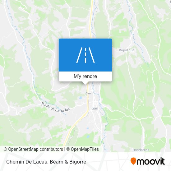 Chemin De Lacau plan