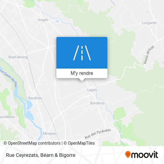 Rue Ceyrezats plan