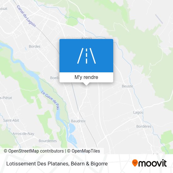 Lotissement Des Platanes plan