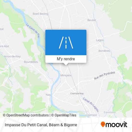 Impasse Du Petit Canal plan