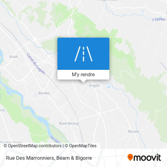 Rue Des Marronniers plan