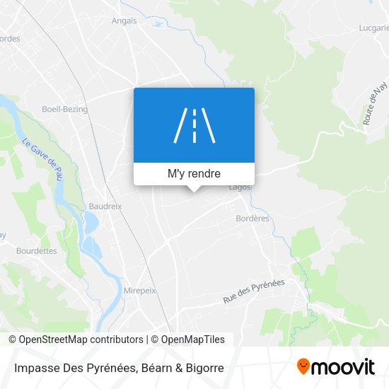 Impasse Des Pyrénées plan