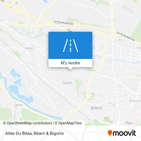 Allée Du Bilaa plan