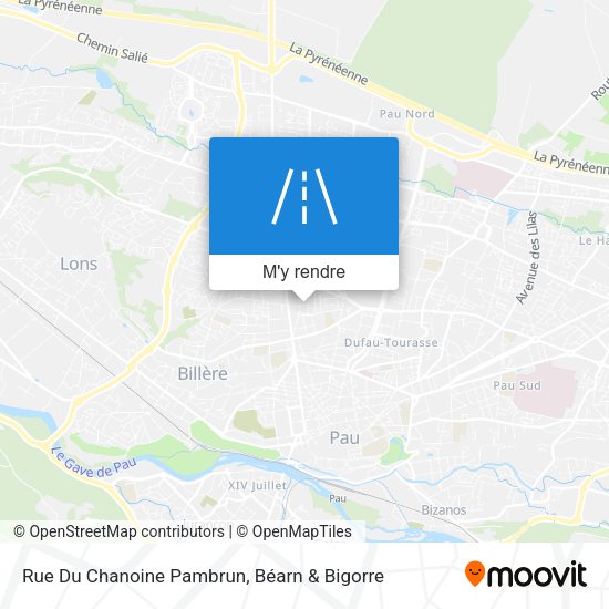 Rue Du Chanoine Pambrun plan