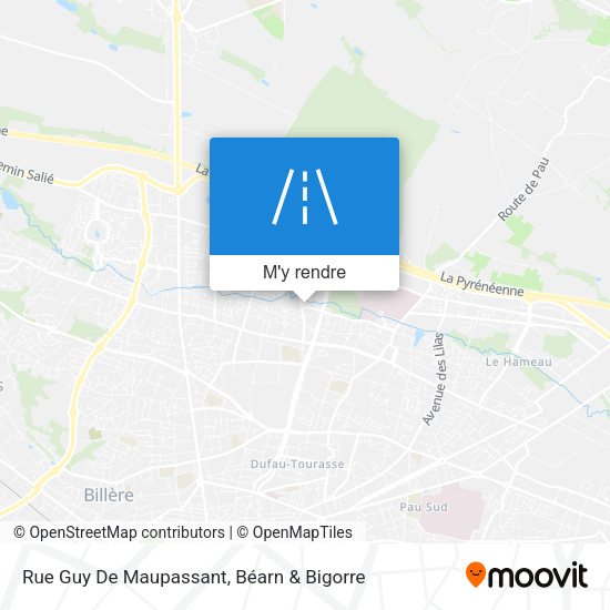 Rue Guy De Maupassant plan