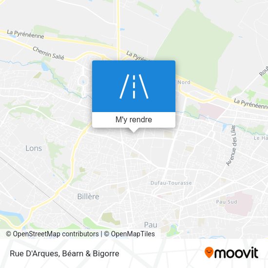 Rue D'Arques plan
