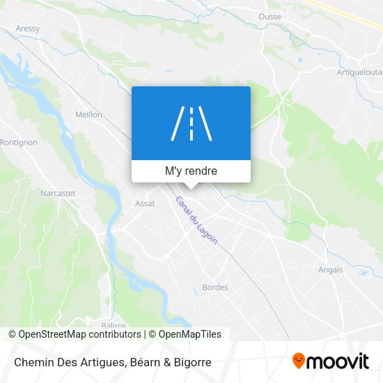 Chemin Des Artigues plan