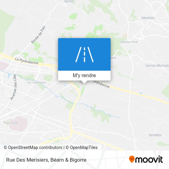Rue Des Merisiers plan