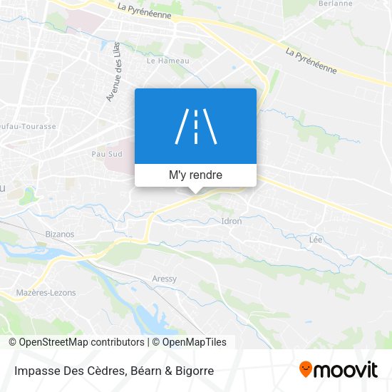 Impasse Des Cèdres plan