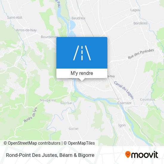 Rond-Point Des Justes plan