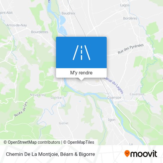 Chemin De La Montjoie plan