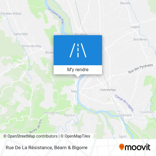 Rue De La Résistance plan