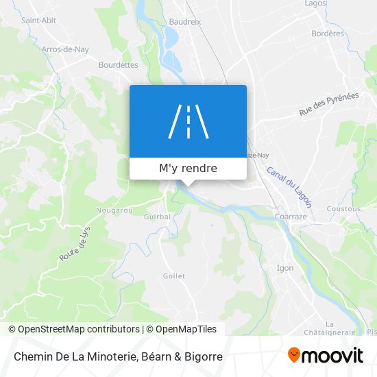 Chemin De La Minoterie plan