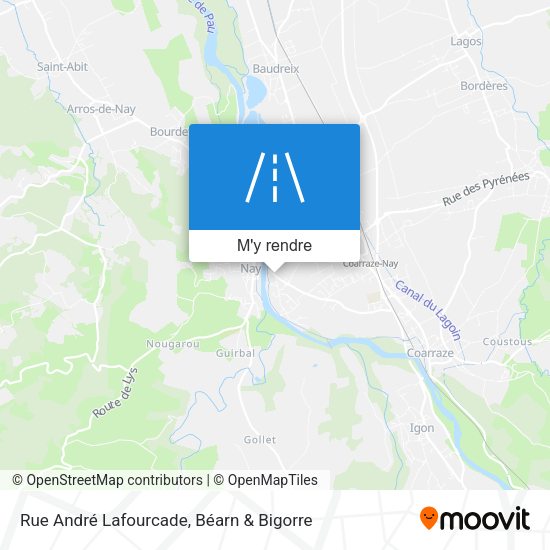 Rue André Lafourcade plan