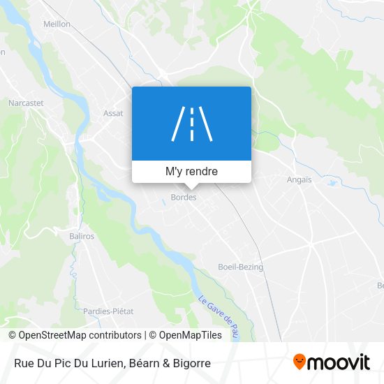 Rue Du Pic Du Lurien plan