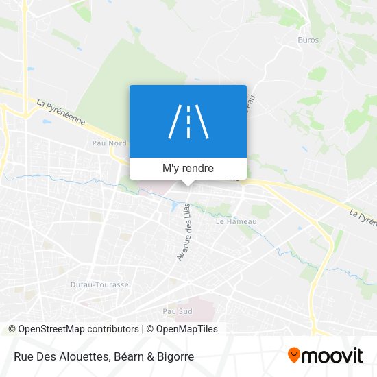 Rue Des Alouettes plan