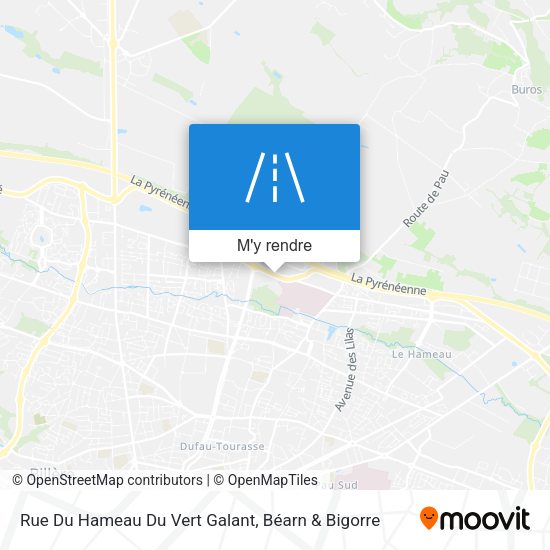 Rue Du Hameau Du Vert Galant plan