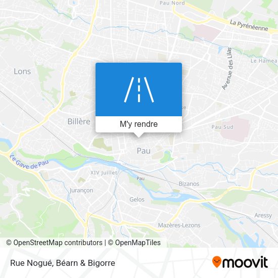 Rue Nogué plan