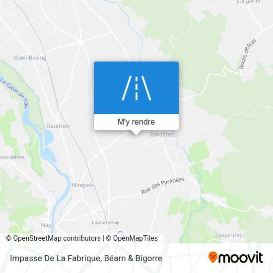Impasse De La Fabrique plan