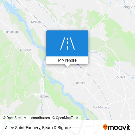 Allée Saint-Exupéry plan