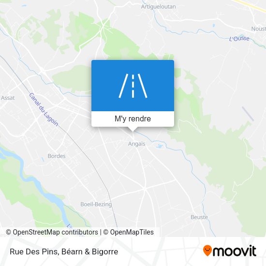 Rue Des Pins plan