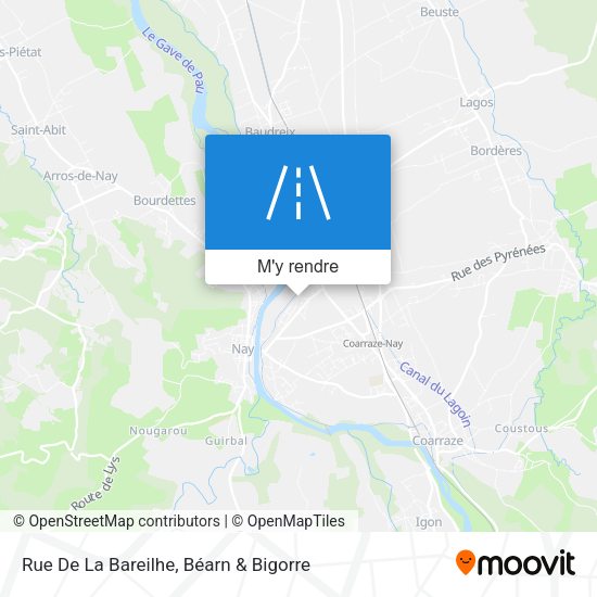 Rue De La Bareilhe plan