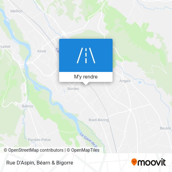 Rue D'Aspin plan