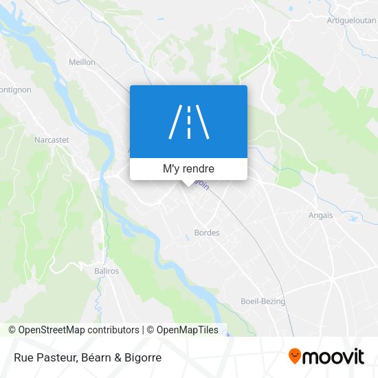 Rue Pasteur plan
