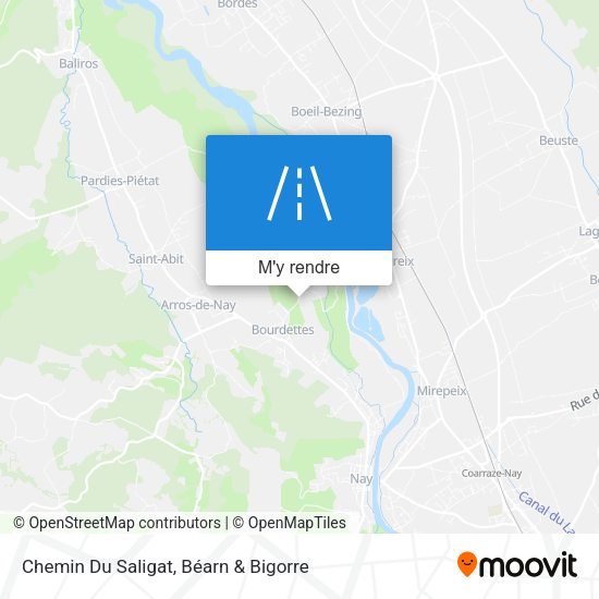 Chemin Du Saligat plan