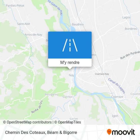 Chemin Des Coteaux plan