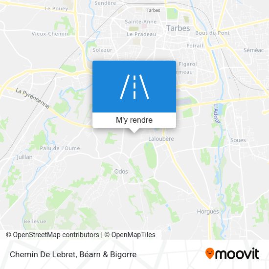 Chemin De Lebret plan