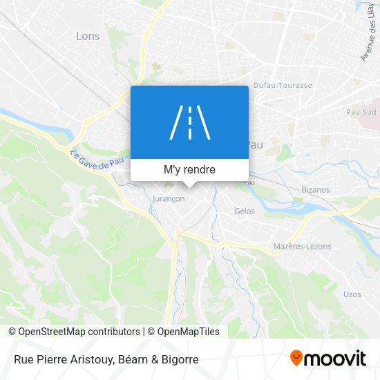 Rue Pierre Aristouy plan