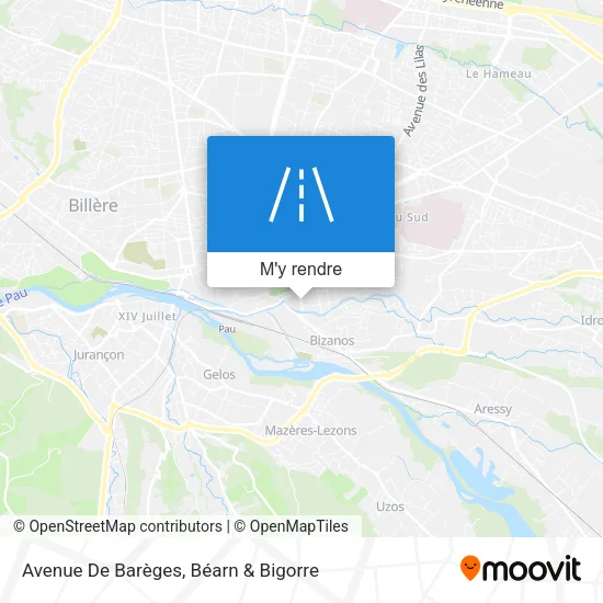 Avenue De Barèges plan