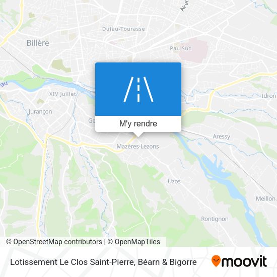 Lotissement Le Clos Saint-Pierre plan