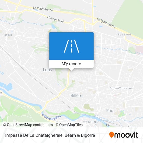 Impasse De La Chataîgneraie plan