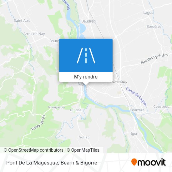 Pont De La Magesque plan